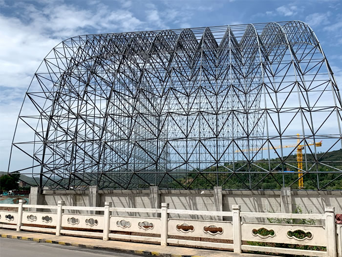 卫辉山寨矿储煤棚网架